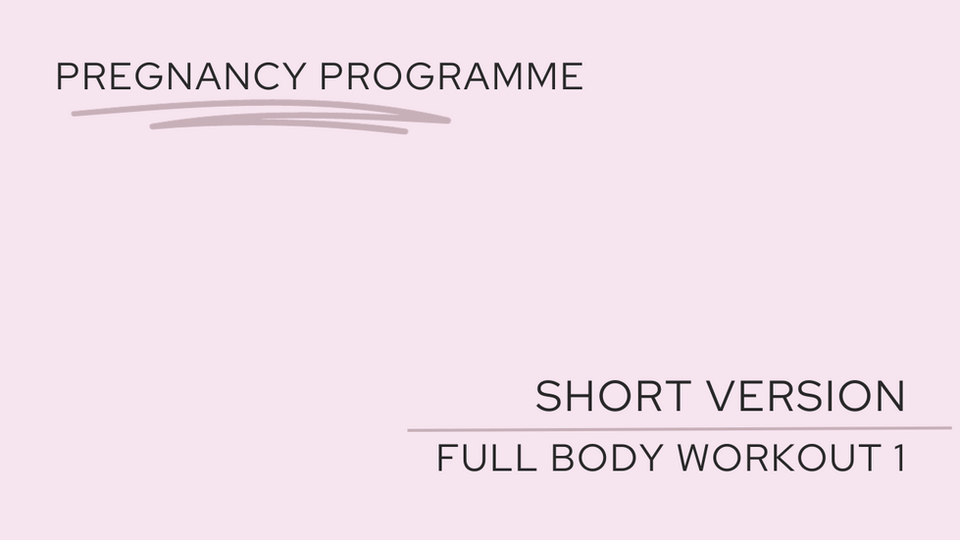 Shorter: Full Body Workout 1